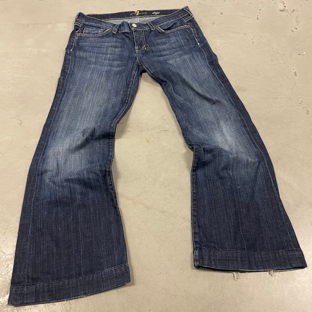 Y2K low rise 7 for all mankind bootcut jeans 28x27